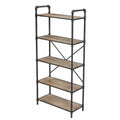 Holz- und Metallregal mit 5 Böden, 180cm